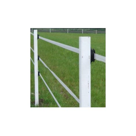 Weidezaunband zur Tierhaltung 200 m lang 4 cm breit weiß