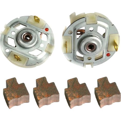 portaspazzole in carbone per il motore RS550 e 4 spazzole in carbone per il trapano/avvitatore (1/5)