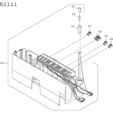 Buderus 63032216 - Module R2111 - appareil de régulation logamatic 2111