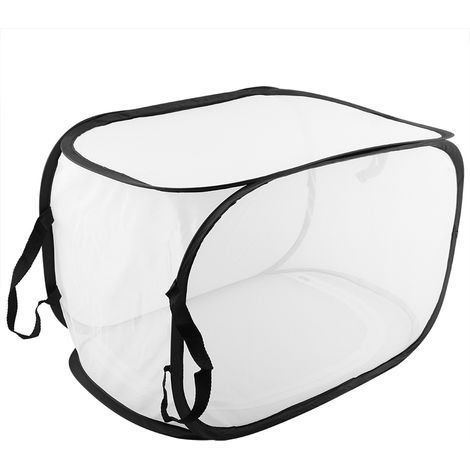 Grande cage pliable pour insectes, moustiquaire, cage d'élevage de papillons, boîte de culture transparente pour semis (1/5)