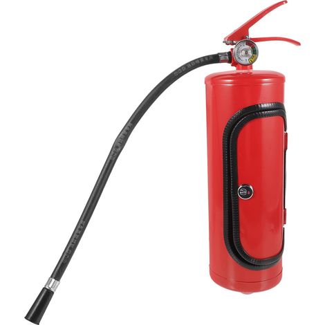 Boîte d'emballage pour Whisky Contenant à vin en métal Forme extincteur Rangement créatif pour Bouteille Rouge et Cadeau Pompier (1/5)