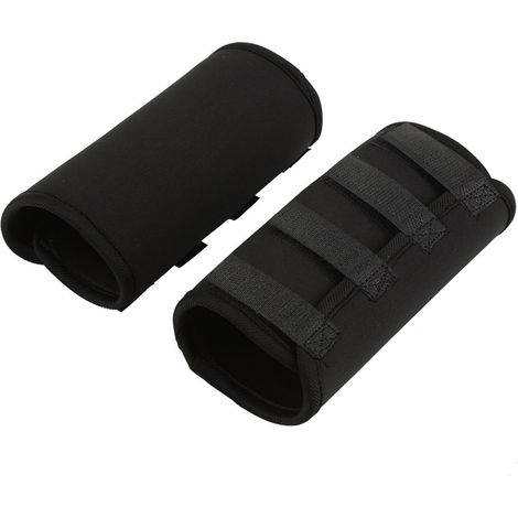 1 Paire de Genouillères Orthopédiques pour Chien - Bandage Post-Opératoire pour Pattes Antérieures - Taille L - Noir (1/5)