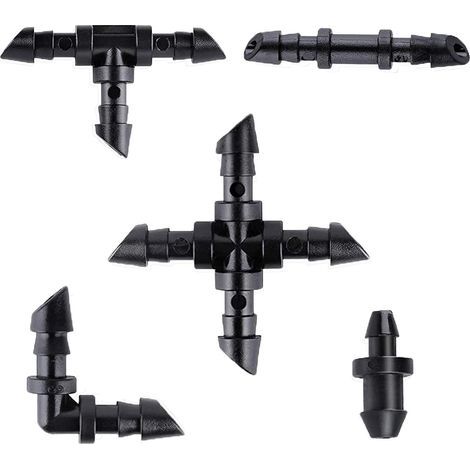 GENERIC-Gartenbewässerungssystem, automatisches Bewässerungsset, Bewässerungsset, Anschlüsse für 1/4-Zoll-Schläuche, Bewässerungsset für Gewächshauspflanzen für Garten, Gewächshaus, Gemüsegarten und R (1/5)