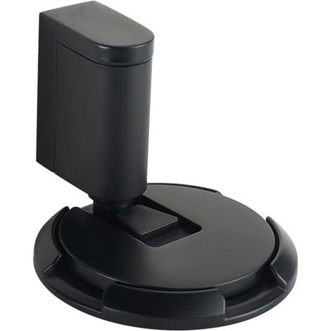 Tope de puerta,potente tope magnético,ajustable sin necesidad de taladrar,suelos y paredes) (negro) (1/2)