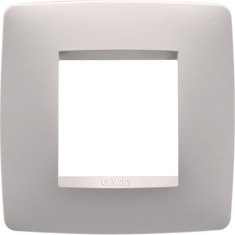 PLAQUE ONE 2P BEIGE NATUREL GEWISS GW16122VL