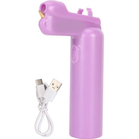 Pistolet Aérographe Électrique Rechargeable Portable avec Compresseur d'Air pour Peinture Enfants, Violet (1/5)