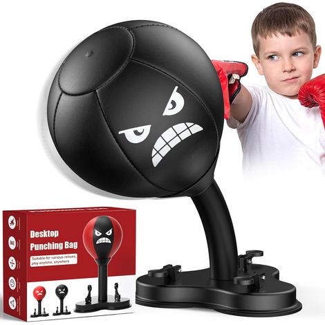 Punching-Ball de Bureau Version améliorée avec Forte Ventous (1/5)