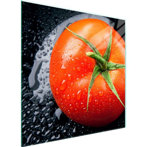GLASSCHUTZPLATTE FÜR HERD 50x52 TOMATEN
