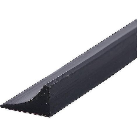 2 m lange schwarze Silikon-Dichtungsleiste für Dusche, Badezimmer oder Waschraum. (1/4)