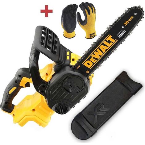 Dewalt DCM565N 18v XR 30cm Cordless Chainsaw Brushless Bare DCM565N-XJ + Gloves