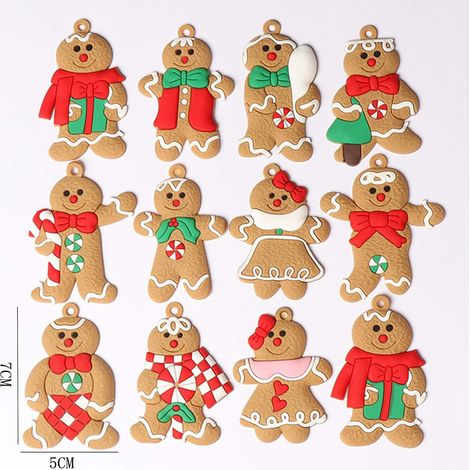 12 décorations de sapin de Noël traditionnelles rouges pour hommes 12 décorations de sapin de Noël traditionnelles rouges pour hommes (1/5)