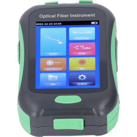OTDR-Glasfaser-Tester 1550 nm 20 dB 6 in 1 3,5 Zoll Multifunktions-OTDR-Netzwerktester 100 bis 240 V EU-Stecker (1/5)