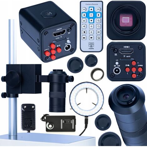 Professionelles Digitalmikroskop Norma Black PRO HDMI 1080P 4-in-1 Beleuchtungsgerät