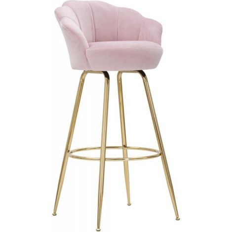 SGABELLO BAR VIENNA ROSA CM 55X53X110