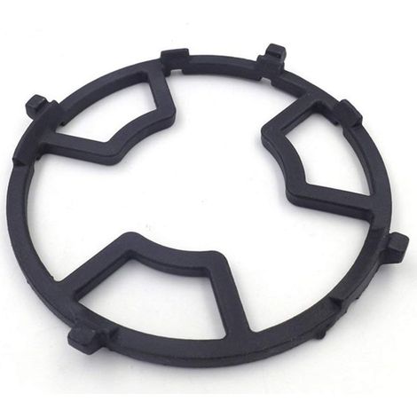 Dessous de plat universels antidérapants en fonte noire pour cuisinière à gaz, wok - Accessoires de cuisinière à gaz