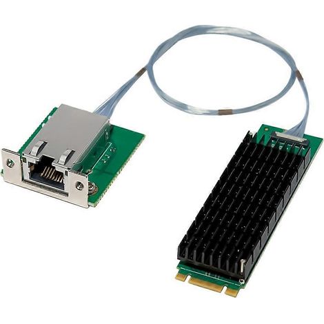 Carte réseau Ethernet 10 GbE monoport M.2 B+M RJ45 AQC107S Contrôleur Serveur NIC (1/5)