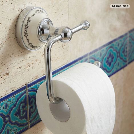 PaulGurkes Porte-rouleau de papier toilette rétro nostalgique (1/5)