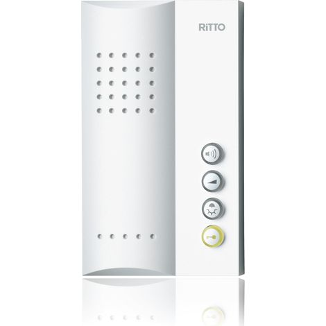 Stazione interfonica vivavoce Ritto 1723070, bianca, solo per il sistema Ritto Twin Buy