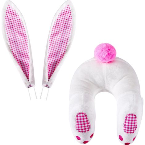 Guirlande De Porte De Pâques - Accessoire Lapin Avec Fesses Et Oreilles - Décoration Printanière Pour Porte Ou Mur - Kit DIY - 1 Pièce (1/5)