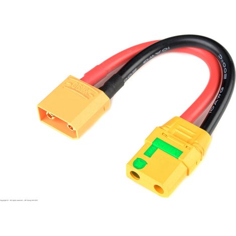Revtec - Power Extension Lead - XT-90 AS Anti-Spark - 10AWG Silicone Wire - 12cm - 1 pc