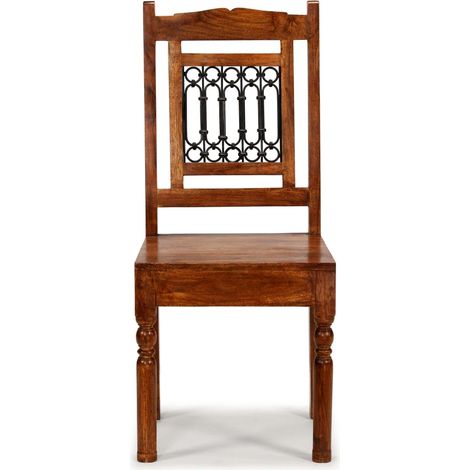 Lot de 2 Chaises à manger,Chaise de cuisine Bois finition couleur miel classique CFW93865 (1/5)