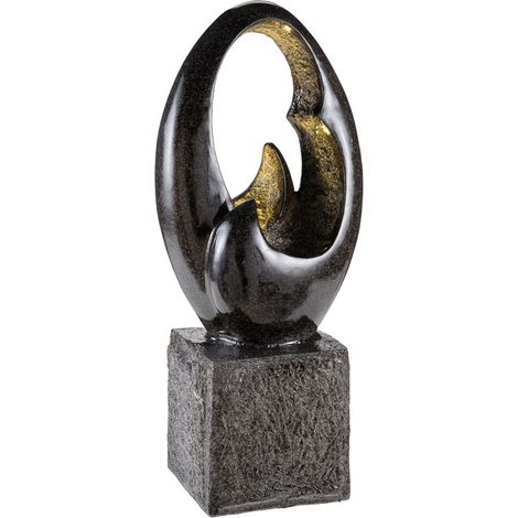 GILDE Brunnen, "Odyssee", Poly, anthrazitfarben, VE 1, L. 25 cm, B. 33 cm, H. 79 cm IP-44 Stromkabel (1/5)