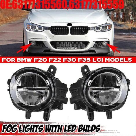 LED-Nebelscheinwerfer für BMW F20 F22 F23 F30 F35 LCI 12-18 Scheinwerfer Nebelscheinwerfer LED Tagfahrlicht Nebelscheinwerfer 63177315559 63177315560 – Nur rechts