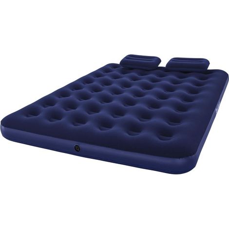 Bestway Matelas gonflable 2 personnes 203 x 152 x 22 cm avec pompe manuelle coloris bleu (1/5)