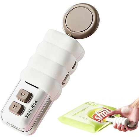 3-in-1-Mini-Säckchen-Skulptur mit Cutter, manuelle Sous-Vide-Skulptur mit Ziel für Plastiktüten und Snacks, Küchenutensilien (1/5)