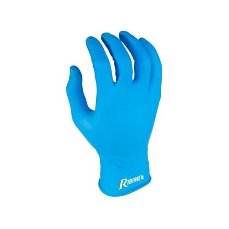 Gants nitrile jetables en boite de 100 taille M (1/2)