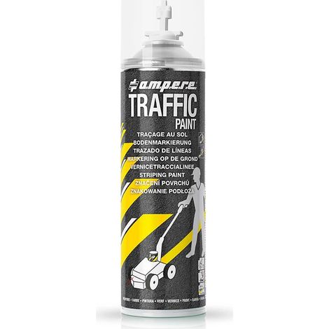 1 Dose Bodenmarkierspray Traffic Paint 500ml/Dose weiss