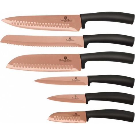 Zestaw noży kuchennych Berlinger haus BH-2648 oro rosa (1/3)