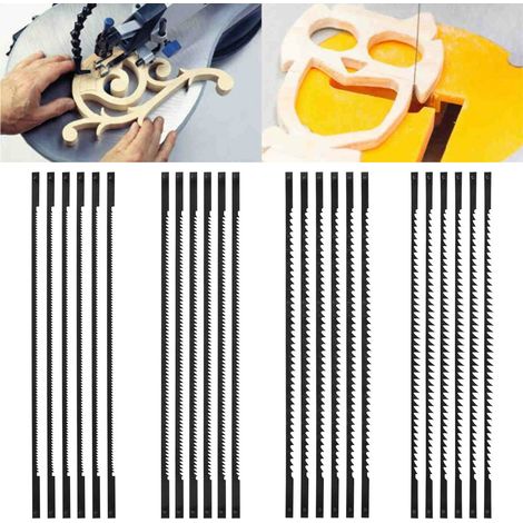 24 lame per sega a traforo, multifunzionali, per calcolo, lavoro, utensili elettrici, accessori, 10, 15, 18/24 denti, 24 pezzi