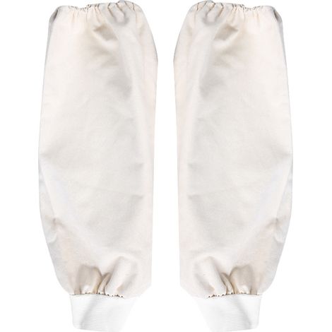 1 Paire Manchettes de soudure en toile, poignets élastiques, protection bras, atelier, ménage (1/5)