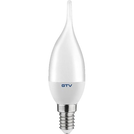 Ampoule LED Flamme C30L, Culot E14, 6W Équivalent 43W, 520 Lumens, 4000K Lumière Blanche Neutre, Angle 160, Non Dimmable, Idéale pour Lustres et Appliques