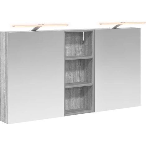 Maison Exclusive - Badezimmerschrank-Set 3 pcs 130 x 14,5 x 70 cm