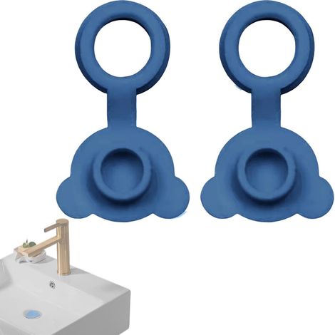 Bouchon de vidange - silicone - pour salle de bain et évier (1/5)