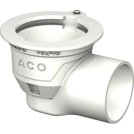 ACO Bodenablauf Passavant DN100/1,5 Grad/1,6l/s/Halter./Anstrich, 5569.20.20