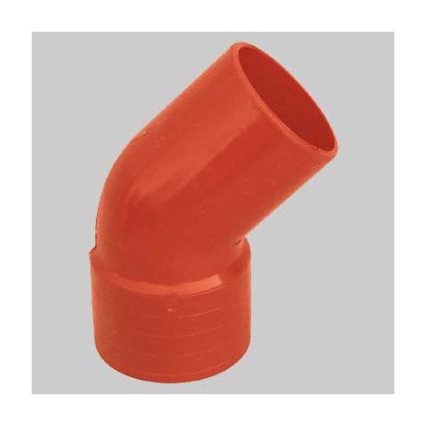 CURVA 45  ° PVC   EE  40     MADE IN ITALY