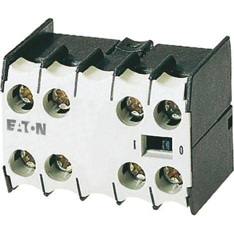 Eaton Bloc de contact auxiliaire, 2 pôles, 2 NF, fixation frontale, bornes à vis, DILE(E)M, 010064