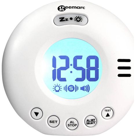 Geemarc JWNS-VOYAGERV2WHI Elettronico Sveglia Bianco (1/3)