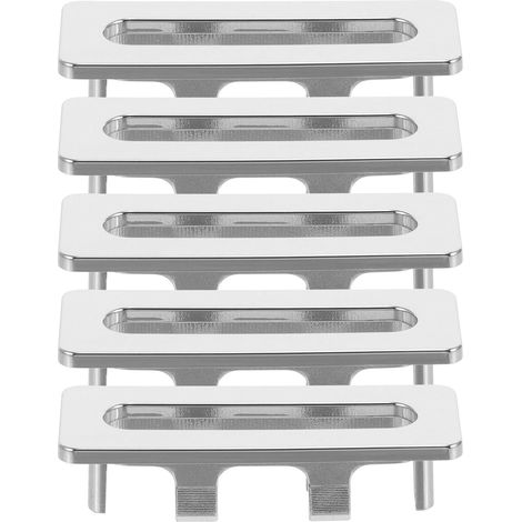 Couvercle de trop-plein pour lavabo INOOMP , lot 5 , protection anti-éclaboussures en plastique rési