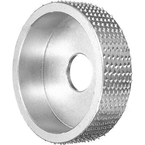 Silver 16×75 Carbide Wood Carving Shaping Disc for Angle Grinder( ) (1/4)