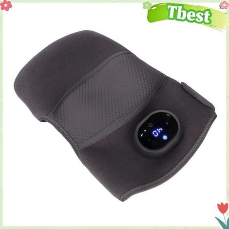Tbest coussin chauffant pour genou Masseur de genou chauffant, 3 vitesses de Vibration, 5 vitesses, electromenager appareil (1/5)