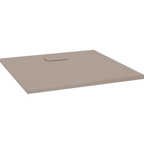 Maison Exclusive - Piatto Doccia in SMC Marrone 90x80 cm