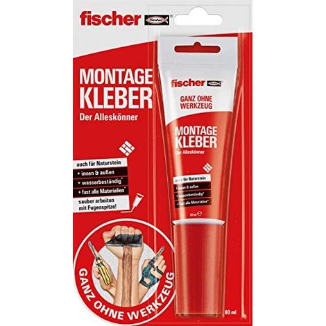 Fischer  1x  GOW  colla  di  montaggio  tubo  80  ml  -  545864