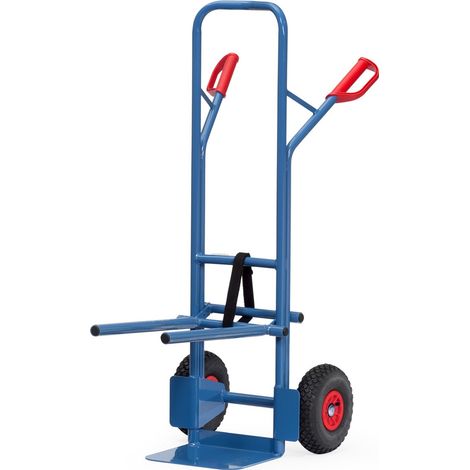 Fetra Stuhlkarre 1300mm hoch Traggestell einhängbar mit Luft-Bereifung (1/5)