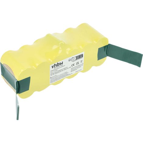 vhbw Batterie compatible avec iRobot Roomba 621, 614, 605, 611, 618, 583, 610, 590, 612, 616, 620, 625, 615 aspirateur (4500mAh, 14,4V, NiMH)