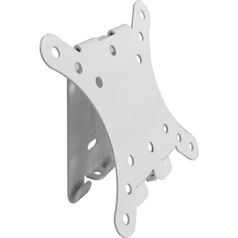 Support Mural Blanc pour téléviseur - Extra Plat - pour écrans et moniteurs de 13' à 32' avec VESA 50 75 100 Modèle : WHW-13 (1/5)