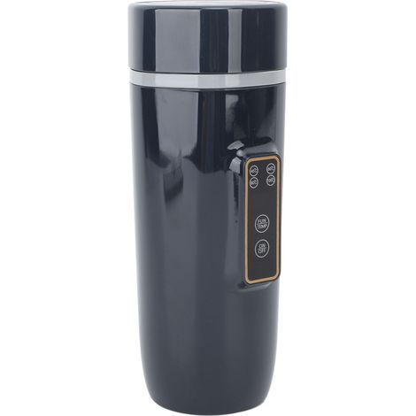 Tragbarer Wasserkocher mit digitaler Anzeige, einstellbarer Temperatur, Reise-Wasserkocher, EU-Stecker 220 V, Dunkelblau (1/5)